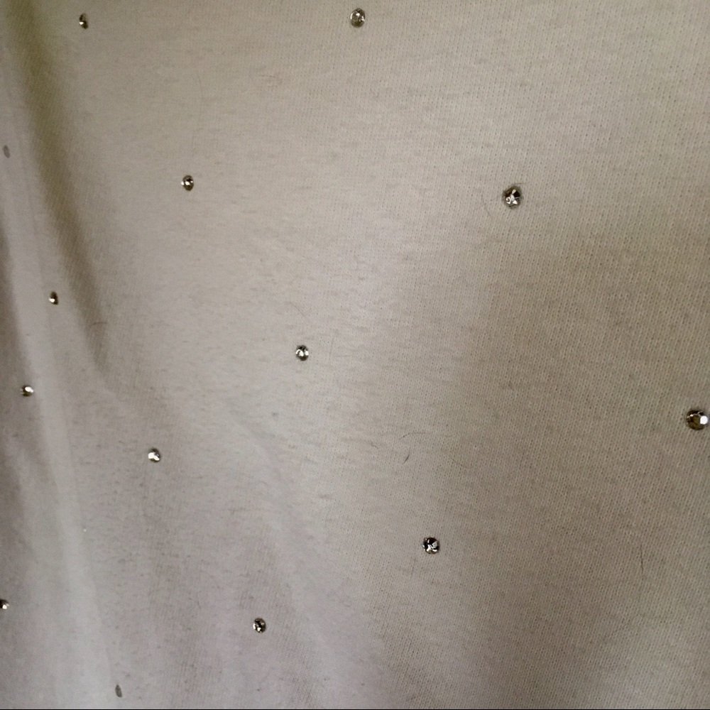 Sweatshirt with Rhinestones